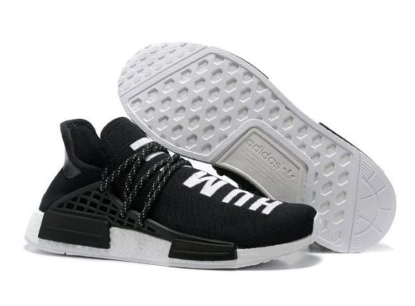 Adidas NMD Human Race черные с белым (40-44)