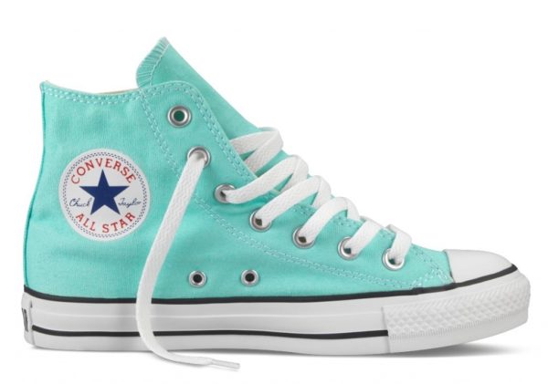 Converse All Star высокие бирюзовые (35-40)