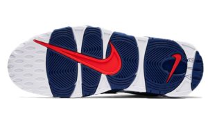 Nike Air More Uptempo белые с синим 40-45