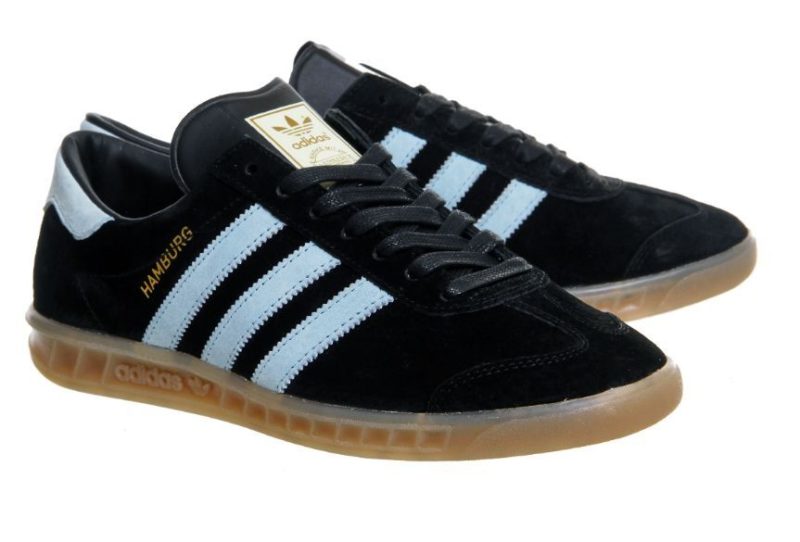 Adidas Hamburg черные с белым (39-44)