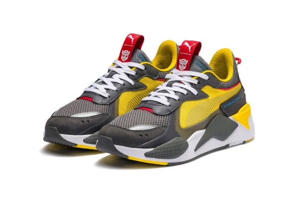 Puma RS-X серые-жёлтые-белые кожа-сетка женские (35-39)