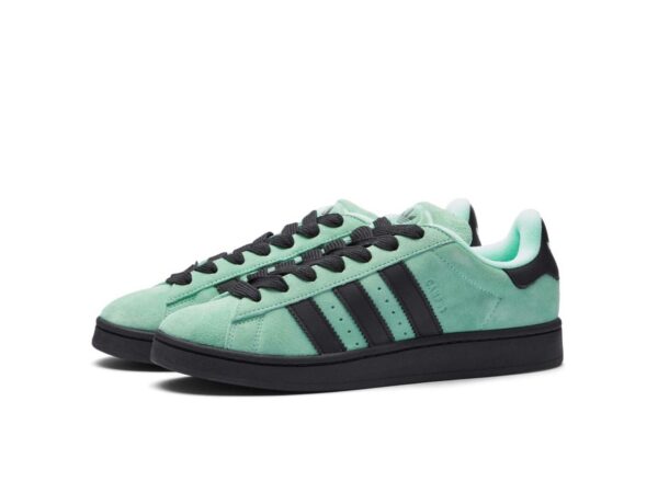 Adidas Campus 00s Pulse mint core black мятные замшевые мужские-женские (36-44)