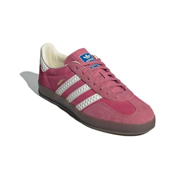 Adidas Originals Gazelle Skateboarding Shoes бордово-розовые замшевые женские (36-40)