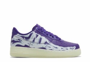 Nike Air Force 1 Skeleton фиолетовые кожаные мужские-женские (40-44)